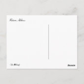 Bejewelde Dragonfly Birthday Wishes Briefkaart (Achterkant)