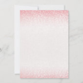 Bejeweled 15th Birthday Quinceañera Party nodigt u Kaart (Achterkant)