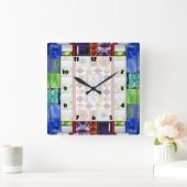 Bejeweled 1 vierkante klok (Huis)