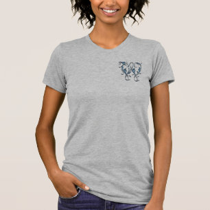 Bejeweled Blue monogram W T-Shirt