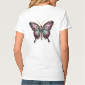 Bejeweled Butterfly Dames T-shirt (Achterkant)