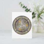 Bejeweled Celtic Shield Briefkaart (Staand voorkant)