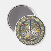Bejeweled Celtic Shield Magneet (Voorkant / Achterkant)