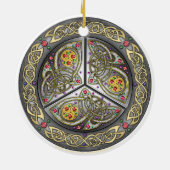 Bejeweled Celtic Shield Ornament (Achterkant)