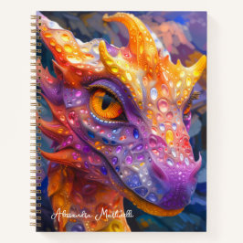 Bejeweled Dragon - Gepersonaliseerde Fantasie Notitieboek