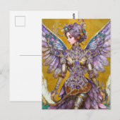 Bejeweled Sugar Plum Fairy Briefkaart (Voorkant / Achterkant)