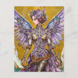 Bejeweled Sugar Plum Fairy Feestdagenkaart