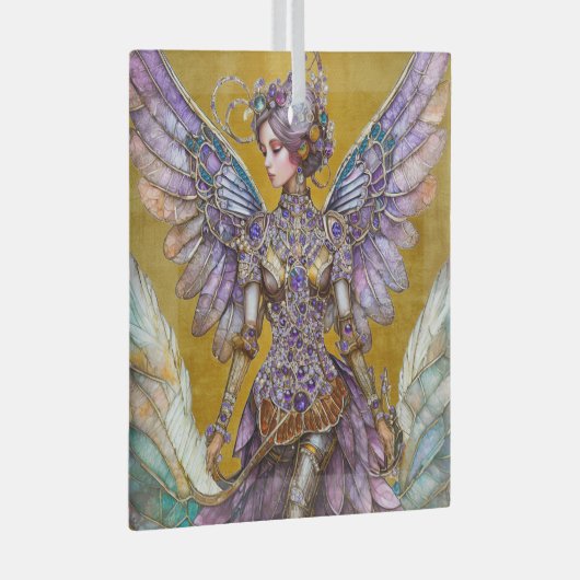 Bejeweled Sugar Plum Fairy Glas Ornament (Voorkant Rechts)