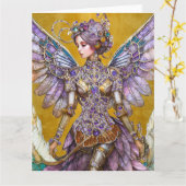 Bejeweled Sugar Plum Fairy Kaart (Gele Bloem)