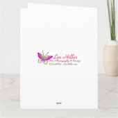 Bejeweled Sugar Plum Fairy Kaart (Achterkant)