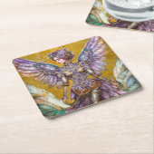 Bejeweled Sugar Plum Fairy Kartonnen Onderzetters (Schuin)