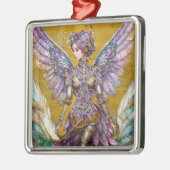 Bejeweled Sugar Plum Fairy Metalen Ornament (Links)