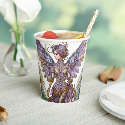 Bejeweled Sugar Plum Fairy Papieren Bekers (Insitu)