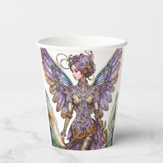 Bejeweled Sugar Plum Fairy Papieren Bekers (Achterkant)