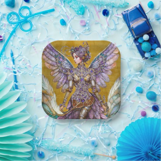 Bejeweled Sugar Plum Fairy Papieren Bordje (Feest)