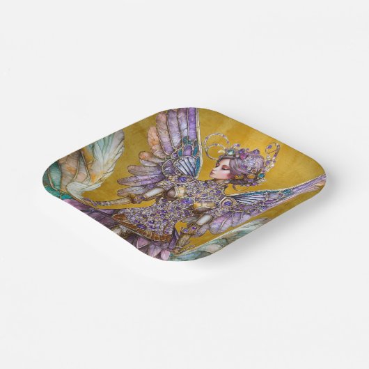 Bejeweled Sugar Plum Fairy Papieren Bordje (Gebogen)