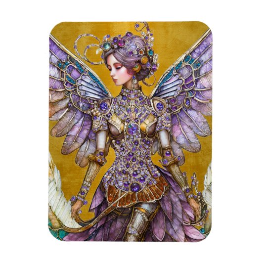 Bejeweled Suikerklokhuisfee Magneet (Verticaal)