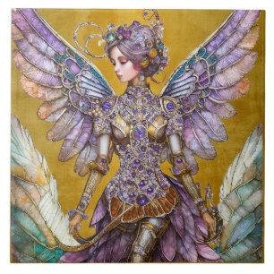 Bejeweled Suikerklokhuisfee Tegeltje
