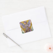 Bejeweled Suikerklokhuisfee Vierkante Sticker (Envelop)