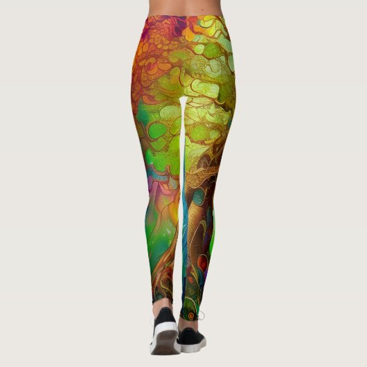 Bejeweled Tree of Life Leggings (Achterkant)