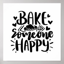 Bek iemand Happy voor Baker cadeau