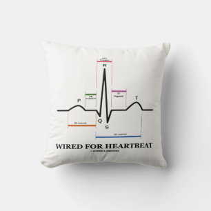 Bekabeld voor hartslag ECG/EKG Sinus Rhythm Kussen