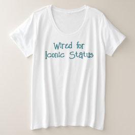 Bekabeld voor Iconic Status T-shirt