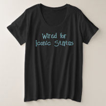 Bekabeld voor Iconic Status T-shirt