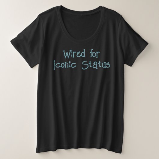 Bekabeld voor Iconic Status T-shirt (Design voorkant)