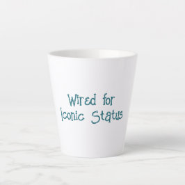 Bekabeld voor Iconische status Latte-Mok Latte Mok