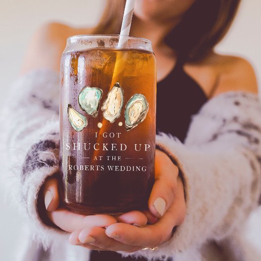 bekaf | Kust Oyster Wedding Favoriet Blikvorm Glas