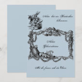 Bekanntgabe zur Geburt – Geburtskarte Kaart (Voorkant / Achterkant)