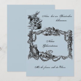 Bekanntgabe zur Geburt – Geburtskarte Kaart