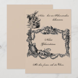 Bekanntgabe zur Geburt – Geburtskarte Kaart