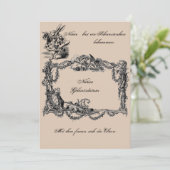 Bekanntgabe zur Geburt – Geburtskarte Kaart (Staand voorkant)