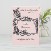 Bekanntgabe zur Geburt – Geburtskarte Kaart (Staand voorkant)