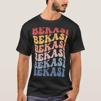 Bekasi City Groovy Retro T-shirt