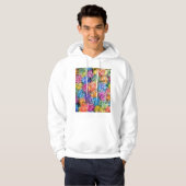 Bekasi Indonesia City Map Hoodie (Voorkant volledig)