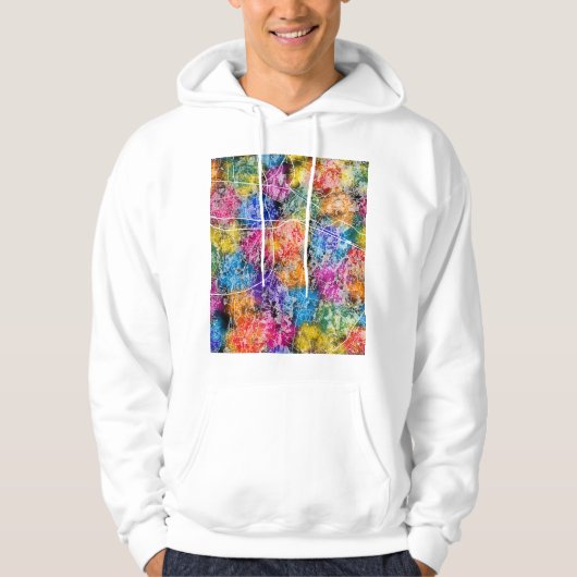 Bekasi Indonesia City Map Hoodie (Voorkant)