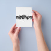 Bekasi Indonesia Skyline BW Flyer (Hand)