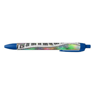 Bekeerling met muziek zwarte inkt pen