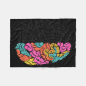 Bekeerling van allerlei soorten neurodiversiteitsa fleece deken (Voorkant (Horizontaal))
