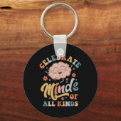 Bekeerling van allerlei soorten neurodiversiteitsa sleutelhanger (Voorkant)