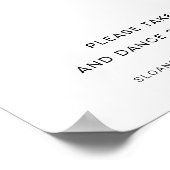 Beken met HARLOW Dancing Feet Weddenschap Teenslip Poster (Hoek)