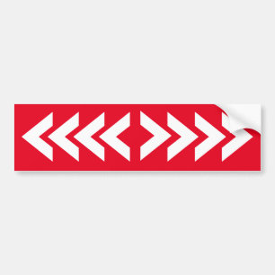 Beken/sticker met richtlijnen bumpersticker