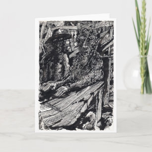 "Beken!" Tekening in Oost-Indische inkt Kaart