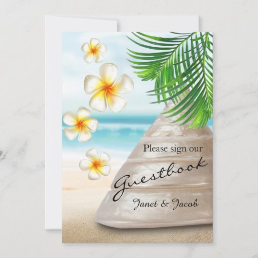 Beken van het gastboek - Weddenschap op de strand (Voorkant)