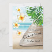 Beken van het gastboek - Weddenschap op de strand (Achterkant)
