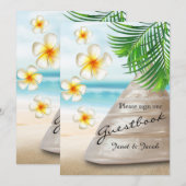 Beken van het gastboek - Weddenschap op de strand (Voorkant / Achterkant)