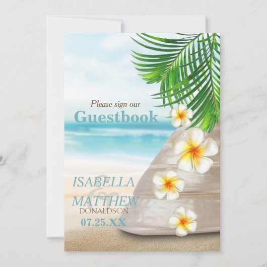 Beken van het gastboek - Weddenschap op de strand (Voorkant)